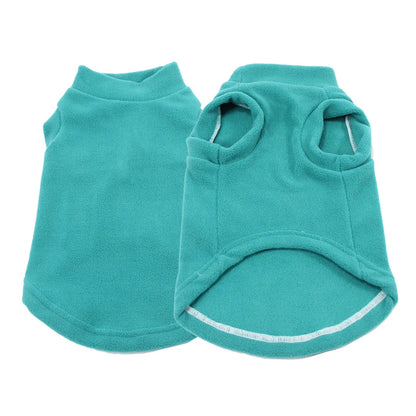 Fleece Cat Dog Jacket S to 8XL Spring Autumn Pet Clothes for Small Medium Large Dogs Puppy Big Dog Vest Kitten Pullovers Outfit