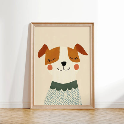 Minimalist Dog Aesthetics Poster Dachshund Bagel Hound Whippet Poodle Modern Pet Portrait Illustration Home Animal Decoration
