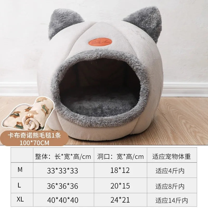 the TEDDY DOGHOUSE - Doghouse, All-Season Universal Dog/Cat House, Closed Pet House, Teddy Doghouse Products, Detachable and Washable