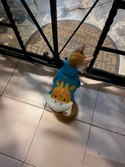 Dogs Sweater Winter Knitted Dog Jumpers For Small Large Dogs Designer Cat Chihuahua Warm Clothes For Small Breeds Dogs Christmas