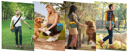 the TRAIL PACK - Hot Sale Dog Treat Bag for Training/Walking, Portable Pet Snack Pouch with Waist Belt, Durable Waterproof