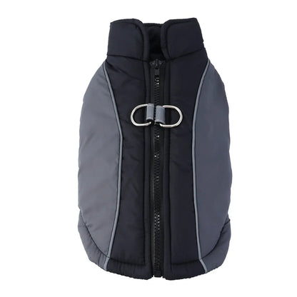 Winter Dog Jacket Warm Waterproof Clothes For Small Medium Dogs Cat Vest Coat With D-ring Reflective Chihuahua Yorkie Outfits