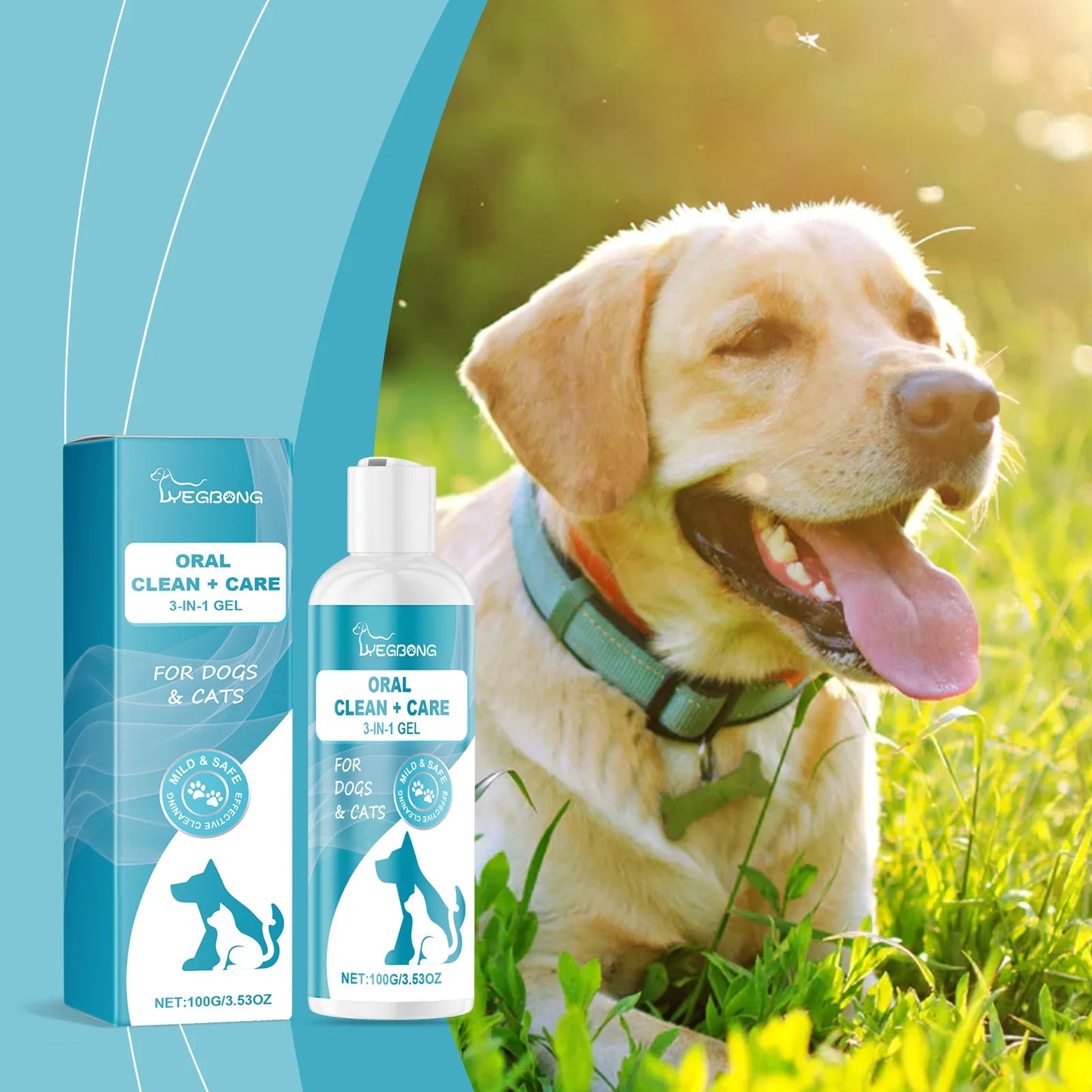 Pet Oral Care Gel Tooth Repair Tartar Cleaner Teeth Whitening Dental Breath Freshener Oral Brightening Dog Tooth Cleaning Gel