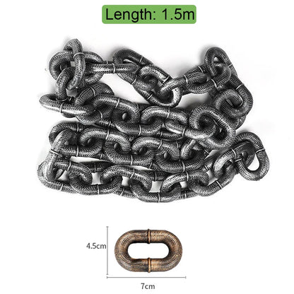 the IRONGRIP FUN CHAIN - Simulated Iron Chain, Dog with Dog Chain Traction Rope, Dog Rope, Funny Outdoor Plastic Thick Chain