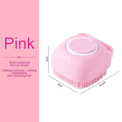 Silica Gel Dog Paws Cleaner Grooming Bathroom Puppy Sprayer Bathtub for Dogs Soft Pet Accessories Brush Safety Multifunction