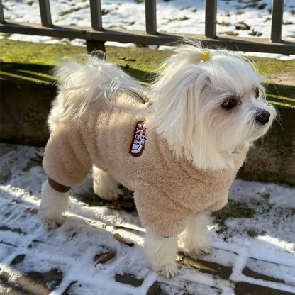 Winter Pet Jumpsuit Coat for Small Dogs Cat Maltese Clothes Warm Pet Jacket Overalls Yorkshire Bulldog Puppy Onesies with Zipper