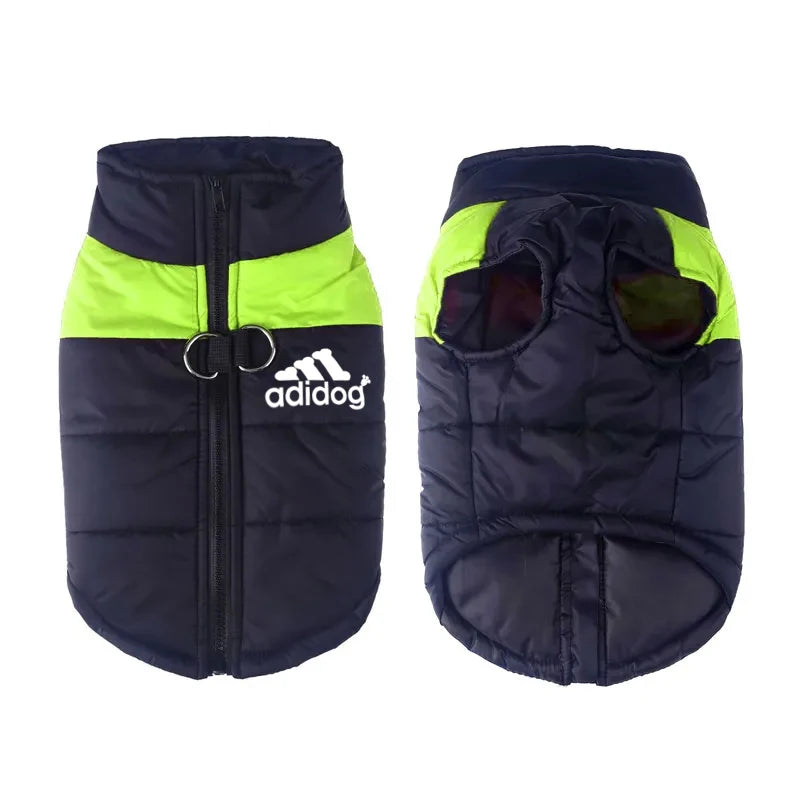 Waterproof Warm Dog Clothes Pet Coat Winter Vest Padded Zipper Jacket Dog Clothing for Small Medium Big Dogs The Dog Face Outfit