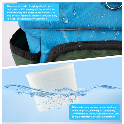 the TRAIL PACK - Hot Sale Dog Treat Bag for Training/Walking, Portable Pet Snack Pouch with Waist Belt, Durable Waterproof