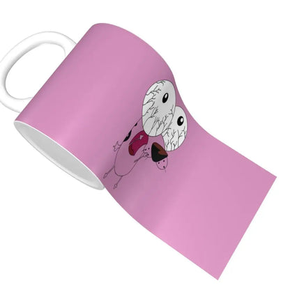 Personalized C-Courage The Cowardly Dog Coffee Mug DIY Ceramic Milk Tea Mug Cup