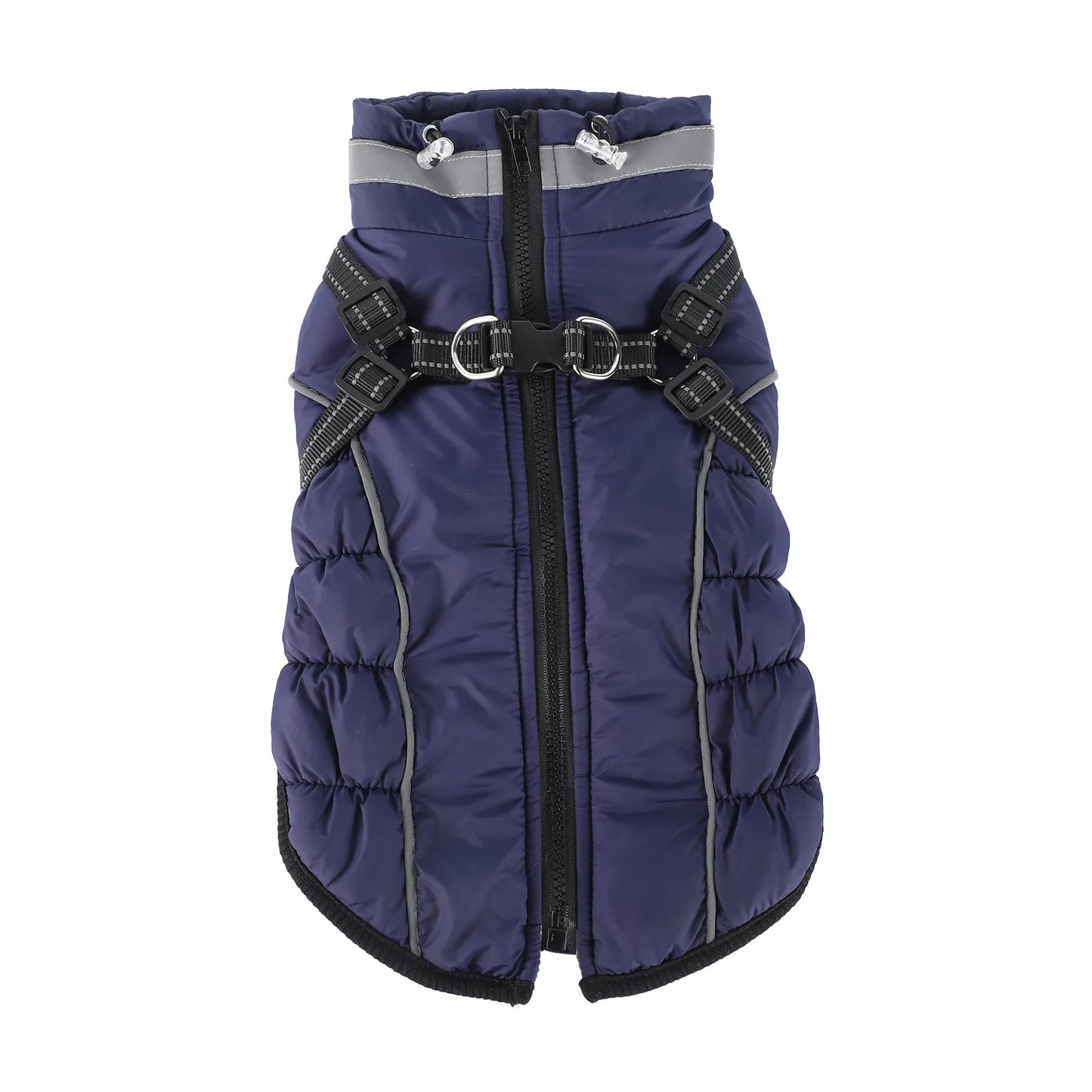 the NIGHTGUARD REFLECTIVE COAT - Medium and Large Dogs Winter Reflective Cotton Coat, Thick and Warm Dog Coat, Night Walking Safety and Cold Proof Clothing