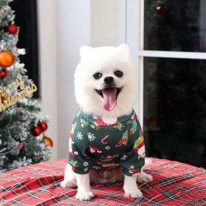 the MERRY MUTTS CHRISTMAS HOODIE - Christmas Dog Clothes, Pet Clothing, Hoodies, Comfortable Warm Soft Autumn Winter Puppy Outfit, Pet Dog Coat