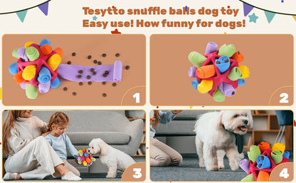 Dog Sniffing Ball Innovative Pet Shaking Training Toys for Pet Training Tooth Cleaning Puppy Chew Relieve Boredom Dog Toy