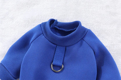 Classic Pinscher Dog Hoodies with Buckle Autumn Fleece Pet Clothes for Small Dogs Poodle Chihuahua Cat Sweater mascotas Clothing