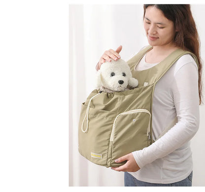 Pet Chest Bag Portable Dual-purpose Chest Dog Backpack  Cat Large Capacity Carrier  Dog Bag Carrier