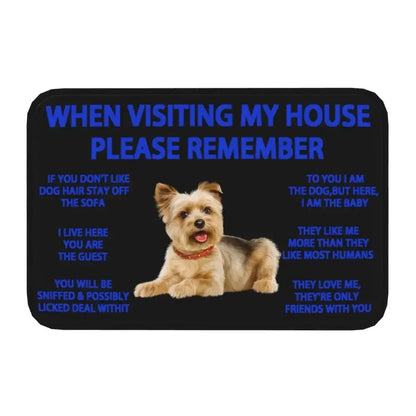 Beagle Dog Doormat Non-Slip Kitchen Bath Mat Living Room Door Floor Entrance Carpet Rug