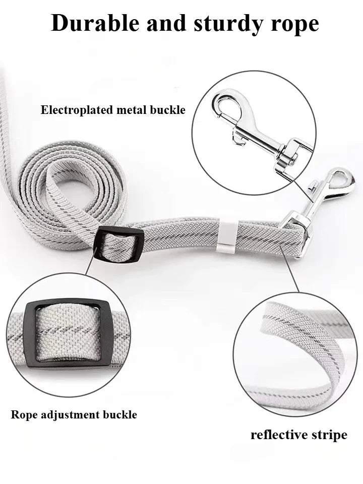 the SECUREWALK ANTI-LOST LEASH - New Anti-Lost Dog Leash, Explosion-Proof Dog Leash, Nylon Reflective Small/Medium Dog Leash for Walking Dogs, Outdoor Supplies