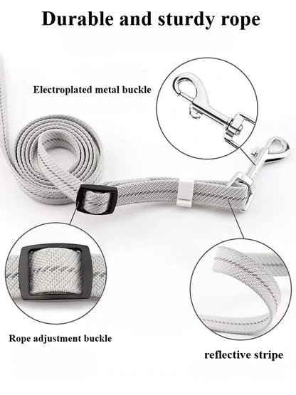 the SECUREWALK ANTI-LOST LEASH - New Anti-Lost Dog Leash, Explosion-Proof Dog Leash, Nylon Reflective Small/Medium Dog Leash for Walking Dogs, Outdoor Supplies