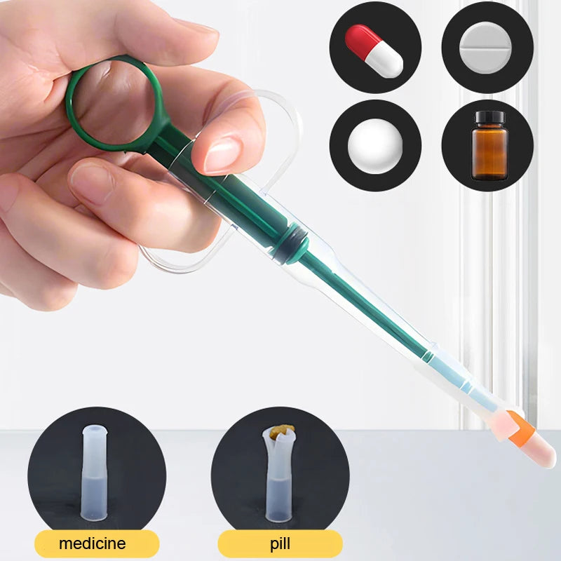 the PILL SHOOTER - 3PCS Pet Pill Shooter, Pill Popper for Cat/Dog, Pill Shooter Pet Feeding Dispenser Tool for Small Animal, Pet Feeding Push Pull