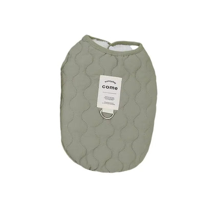 the SNUGGLEPAWS COTTON VEST - Winter Pet Dog Vest Jacket for Small/Medium Dogs/Cats, Warm Cotton Clothes, Puppy Yorkie, Chihuahua Coat, Maltese, Bulldog Apparel