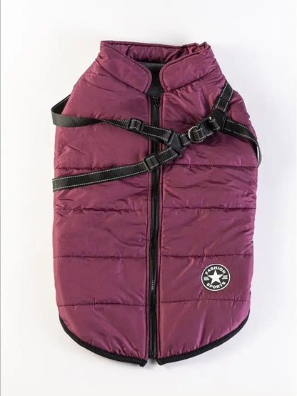 Pet Clothes Dog Warm Winter Jacket with Harness Build in For Large Medium Small Dogs Winter Pet Supplies Kids Gifts