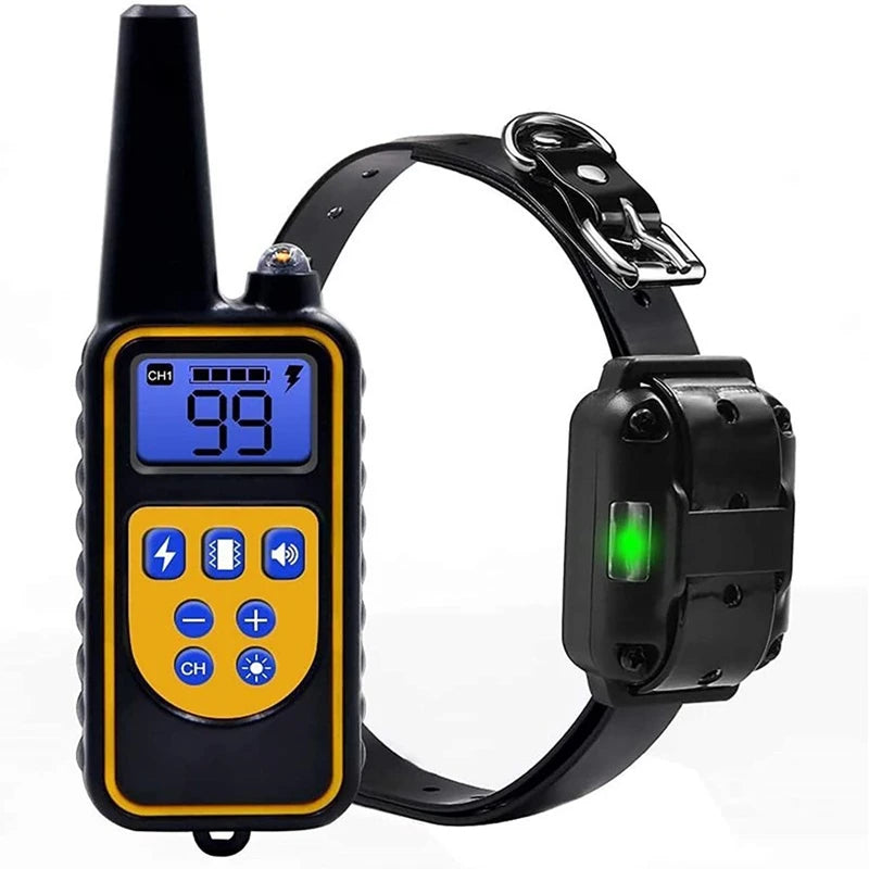 the POWERPET COMMAND PRO - VIP Electric Dog Training Collar, Waterproof Dog Bark Collar, Pet with Remote Control Rechargeable Anti-Barking Device Equipment