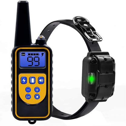 the POWERPET COMMAND PRO - VIP Electric Dog Training Collar, Waterproof Dog Bark Collar, Pet with Remote Control Rechargeable Anti-Barking Device Equipment