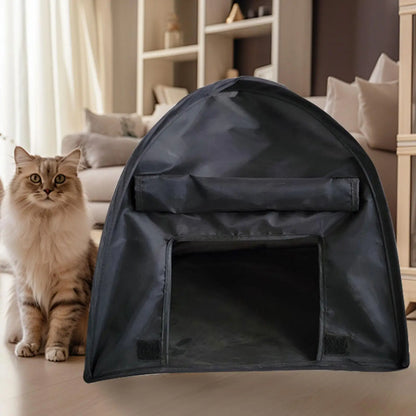 the BLACK DIAMOND DONE -Dog Sun Protection Tent, Pet Tent Outdoor Sun Protection, Cat and Dog Tent, Dog/Cat Fence Foldable Tent House for Puppies/Kittens