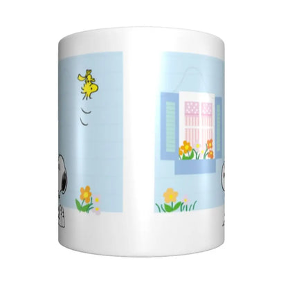 Manga Snoopy Woodstock Cartoon Dog Coffee Mug DIY Customized Ceramic Tea Milk Mug