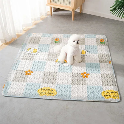 Dog Mats for Floors Pet Playpen Kennel Crates Mat Cat Puppy Cushion Reusable Washable Training Pee Pads Travel Car Mats for Dogs