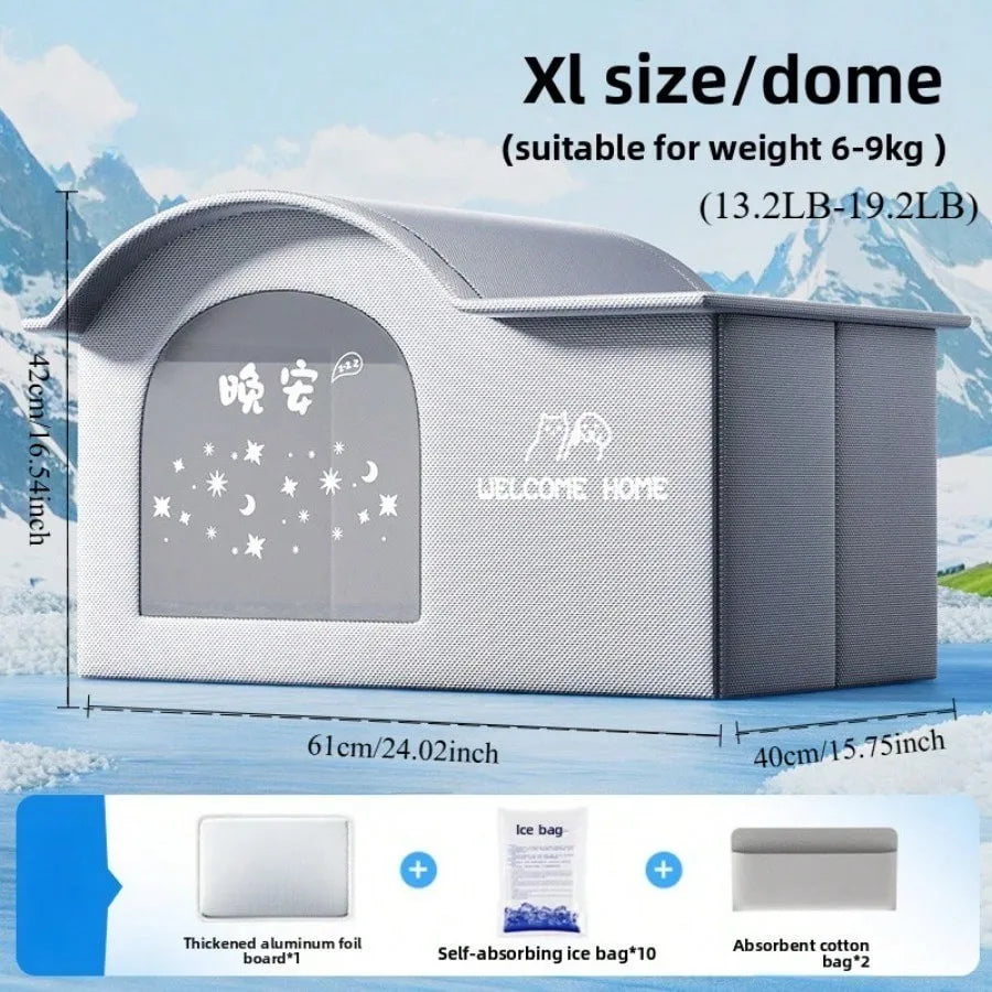 Cat Air Conditioning House Summer Cat Cooling Tool Nest Dog Ice House Dog Four Seasons Cat Pet Ice House