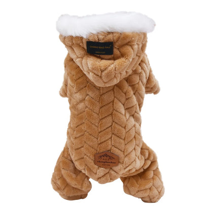 Winter Warm Pet Dog Jumpsuit Windproof Dog Clothes for Small Dogs Chihuahua Jacket Yorkie Costumes Shih Tzu Coat Poodle Outfits
