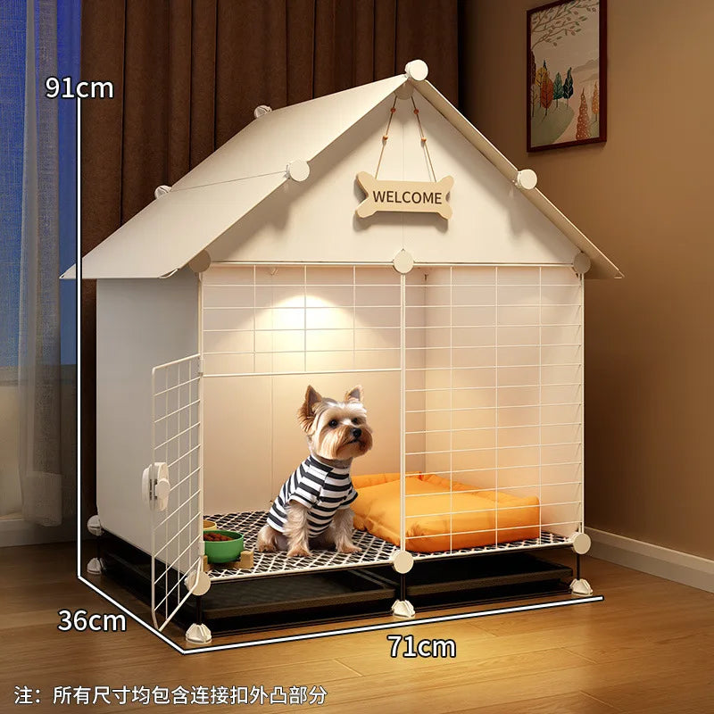 Dog Cage Small Dog Kennel One Room One Living Room One Bathroom Dog Villa Indoor Household With Toilet Bichon Teddy Only