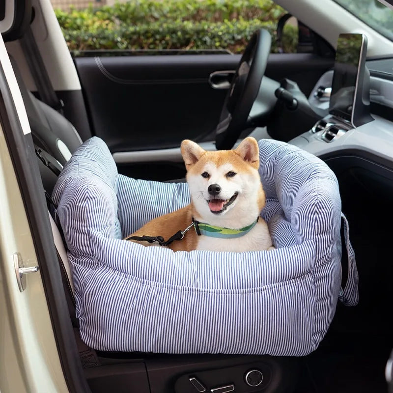 Pet Car Safety Seat Bed Pad Kennel Removable Washable Pet Supplies Four Season Universal Outdoors Traveling Indoor Dog Car Seat