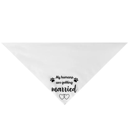 Sucado Style She Said Yes Best Dog Bandana for Wedding Engagement Announcement Gift Photo Prop Pet Scarf Accessories