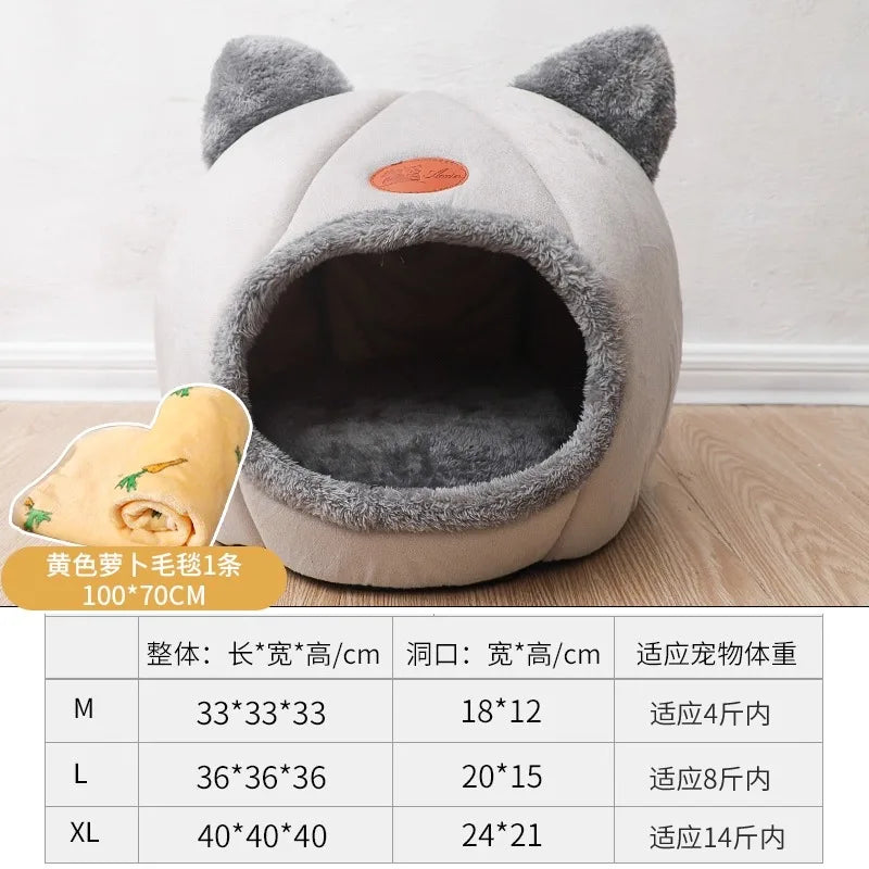 the TEDDY DOGHOUSE - Doghouse, All-Season Universal Dog/Cat House, Closed Pet House, Teddy Doghouse Products, Detachable and Washable