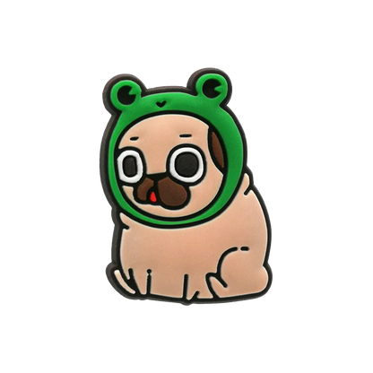 1pcs PVC Dog  Dachshund Corgi Paw Shoe Charms Shoe Decorations Accessories Pins for Women Men Kids Gift,Bulldog Clog Buckles