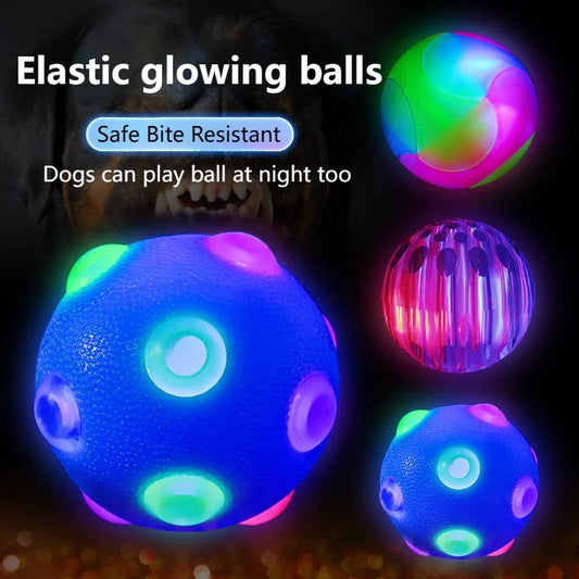 GlowFetch LED Ball™ | Light-Up Interactive Dog Toy for Night Play