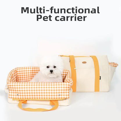 pet small dog cat bag Breathable Pets Handbag  Multipurpose pet bag nest Portable Foldable Dual-use Mobile Dog Nest dog purse