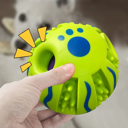 Pet toy dog self-healing toy dog giggling sound ball chewing pet ball rolling molars relieve boredom interactive toys for dogs
