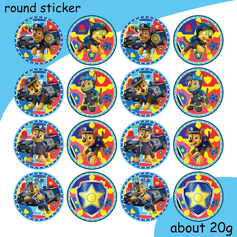 Chase Paw Patrol Birthday Party Gift Girl Party Supplies Children Favor Paper Tableware Ballon Plate Cup Table Accessories