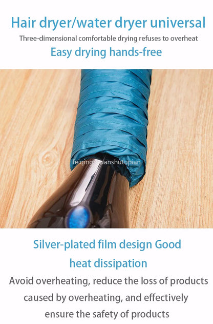 Foldable Pet Drying Bag Portable Efficient Drying Bag for Dog Cats Bathing Hair Drying Grooming Dog Cleaning Small Medium Large