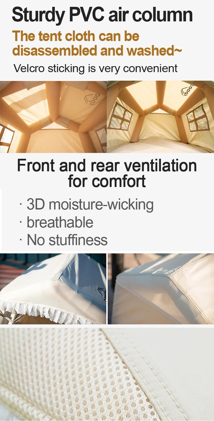 Outdoor Camping Pet Tent Waterproof Breathable Warm Inflatable Portable Small and Medium Dog Cat Nest