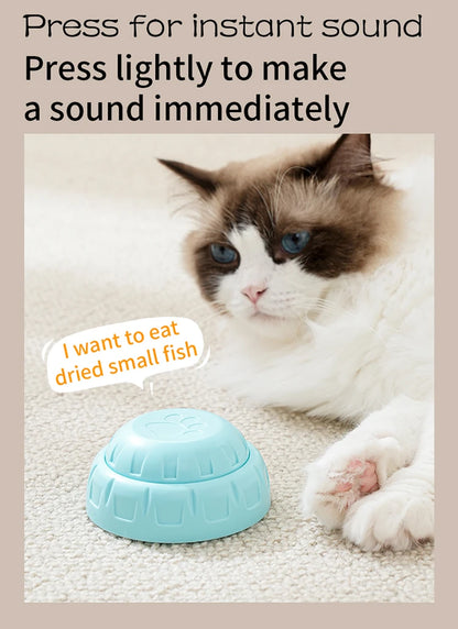 Pet Communication Button Dog Toys Recordable Pet Speaking Training Dog Talking Button Cute Claw Print Pattern Dog Accessories