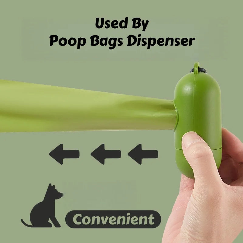the BIO POOP BAGS - Up to 900PCS Biodegradable Poop Bags - Thickened Dog/Cat Waste Bags, Portable & Leakproof for On-the-Go Outdoor Cleanup