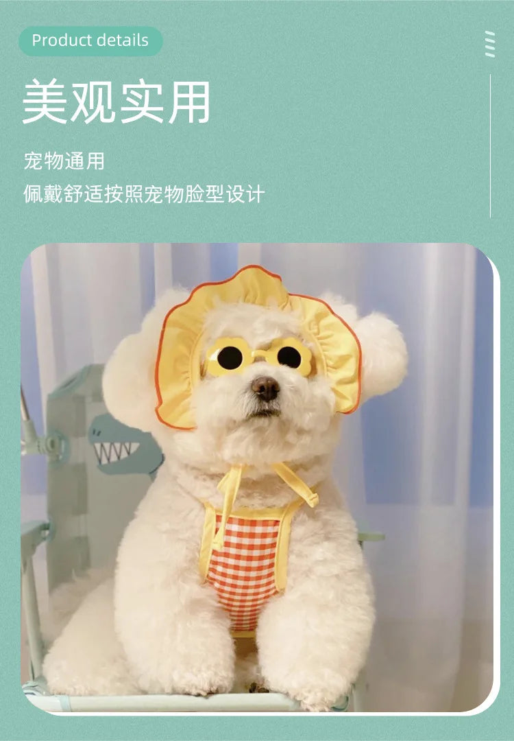 для собак Dog Glasses Pet Heart Glasses Cat Accessories Puppy Photos Tools Decorations for Dog Summer Party Eyewear Glasses