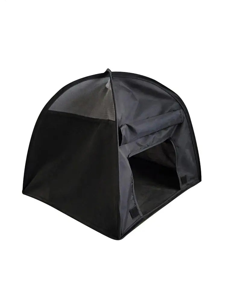 the BLACK DIAMOND DONE -Dog Sun Protection Tent, Pet Tent Outdoor Sun Protection, Cat and Dog Tent, Dog/Cat Fence Foldable Tent House for Puppies/Kittens