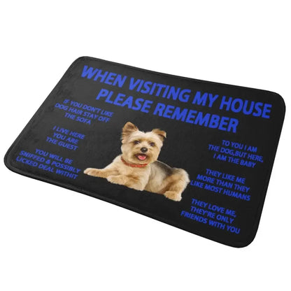 Beagle Dog Doormat Non-Slip Kitchen Bath Mat Living Room Door Floor Entrance Carpet Rug