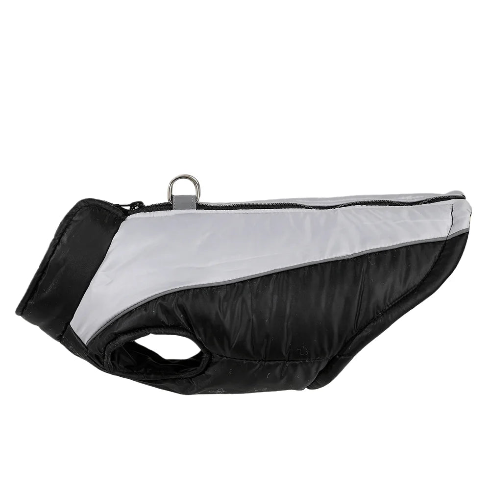 Reflective Dog Clothes For Winter Warm Puppy Vest Coat With D-ring Outdoor Waterproof Pet Jacket For Small Medium Dogs Yorkshire