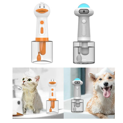 Fun Pets Foam Soap Dispenser Cleaning Foam Pet Cat Dog Grooming Shampoo Mixing Bottle Equipment Pet Bathing Household Supplies