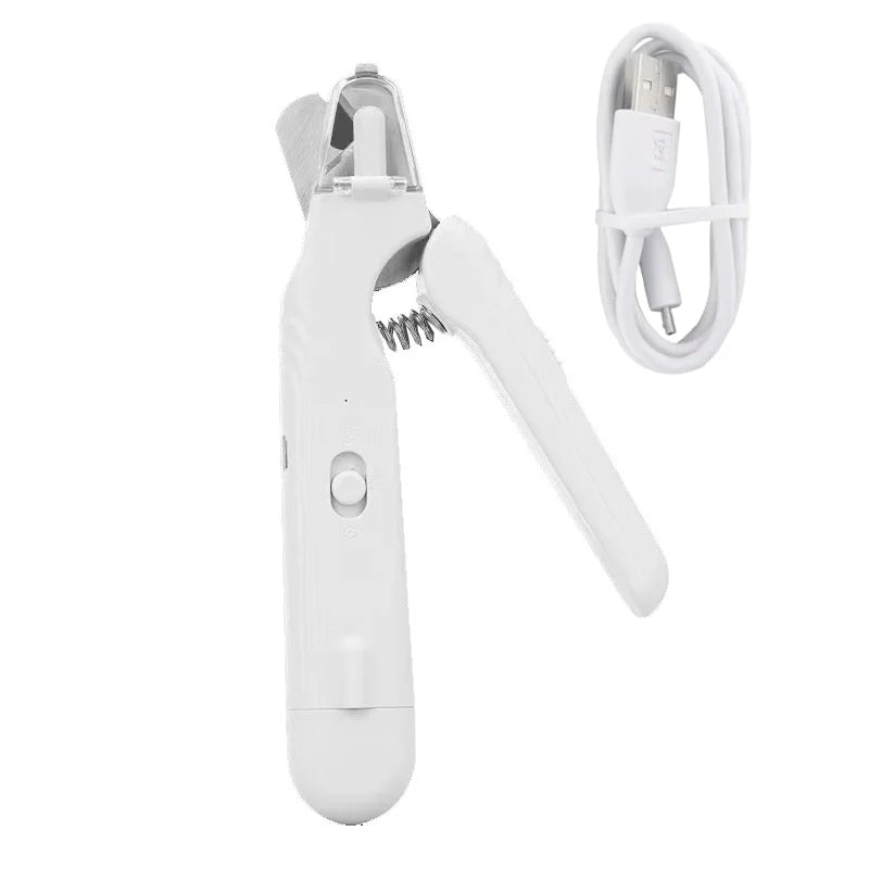 2 In 1 Pet Nail Clippers with Led Light Dog Cat Special Blood Line Scissors Multifunction Animals Paw Nail Trimmer Pet Supplies